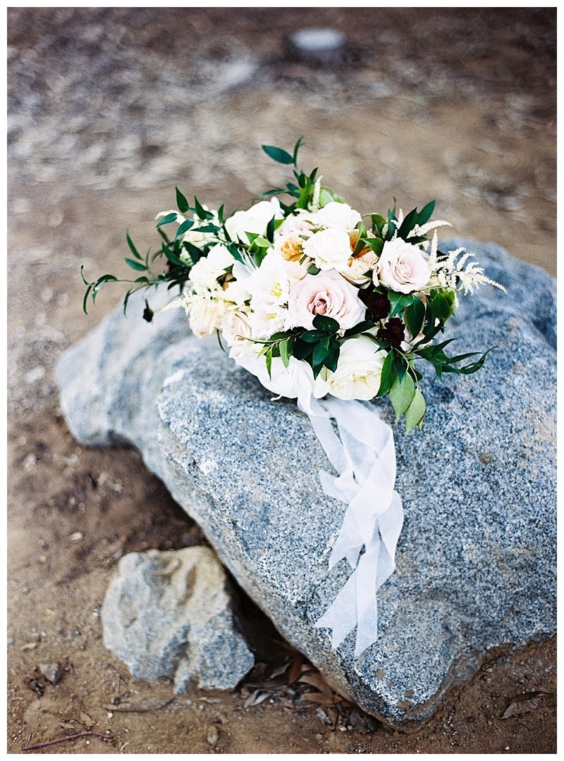 Bouquet with garden roses. flowers by Plenty of Petals, a La Jolla wedding florist. Fine Art wedding Photography.