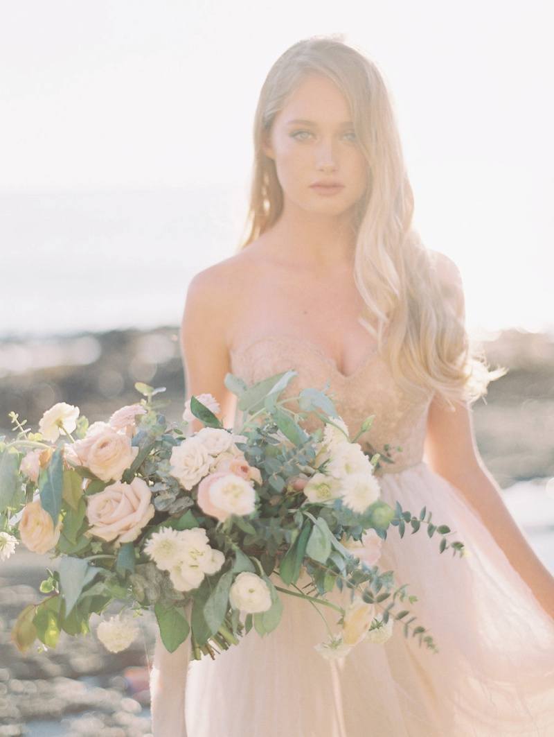 Beach wedding inspiration. Plenty of Petals Wedding Florist, and Carmen Santorelli Photography