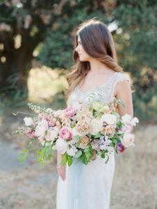 San Diego wedding inspiration. plenty of petals