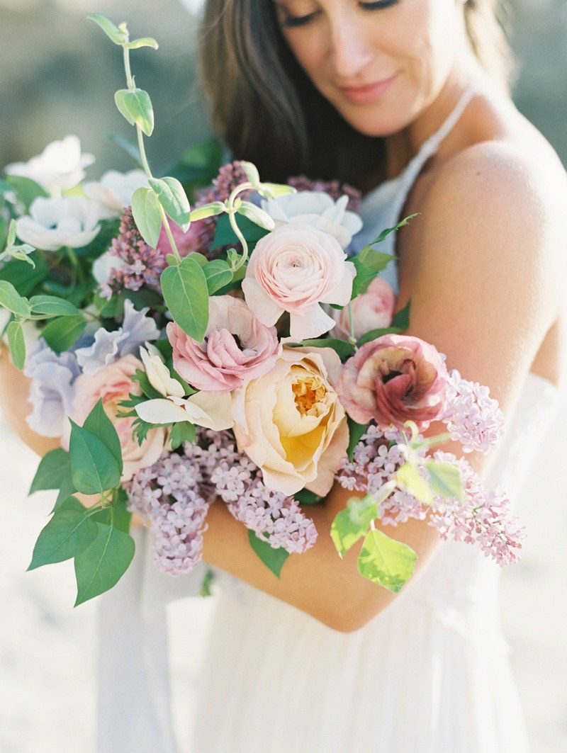 style me pretty best bouquet. plenty of petals San Diego wedding florist