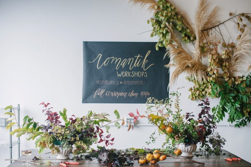 floral workshop in San Diego from plenty of petals and siren floral co. michael radford photography