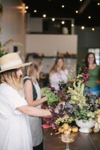 floral workshop from plenty of petals and siren floral co. michael radford photography