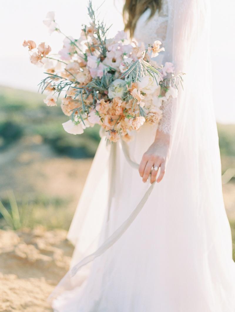 San Diego Beach summer wedding inspiration. jordan galindo photo. plenty of petals