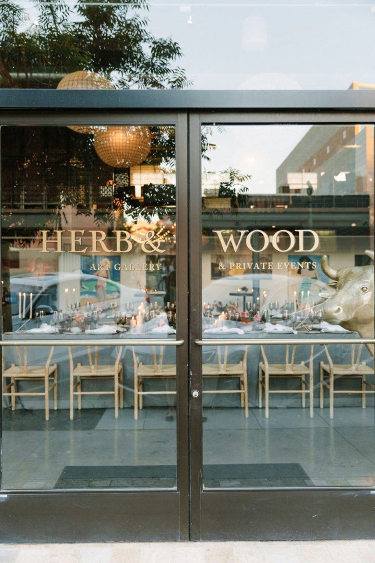 birthday dinner at Herb and Wood, San Diego Plenty of Petals San