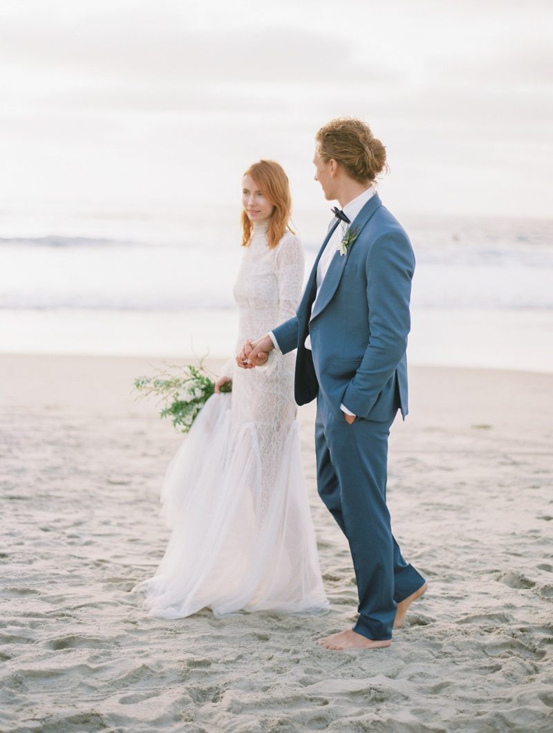A Modern Twist on a Beach Wedding, Natalie Bray Photo
